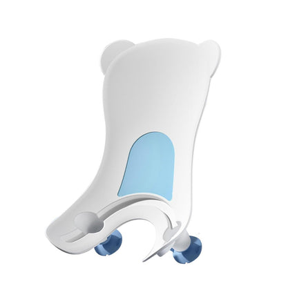 Portable Infant Sink Bather & Baby Bath Support, Ergonomic Wash Stand for Newborn Buttock Cleaning, Adjustable 4-Gear Basin Tool with Suction Cups and Hanging Hook