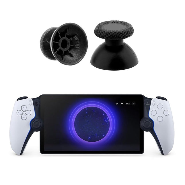 2 Pack Black Thumbstick Replacement Kit for Portal Remote Player & VR2 Controllers