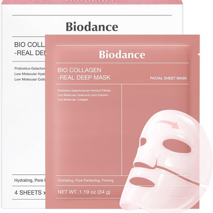 GlowEssence EsenciaLuz BIODANCE Bio-Collagen Real Deep Mask - Hydrating Overnight Hydrogel Face — Beauty & Self-Care