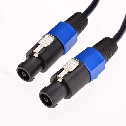 2-Pack 7mm Twist-Lock Speaker Audio Amplifier Cables