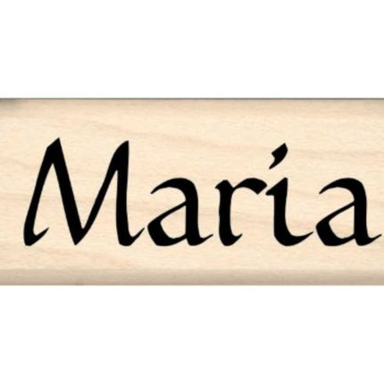 SourceToHome FuenteACasa Stamps by Impression Maria Name Rubber Stamp — Home & Lifestyle