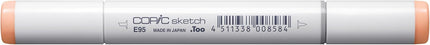E95 Sketch Marker, Flesh Pink to Tea Orange, 1 Count