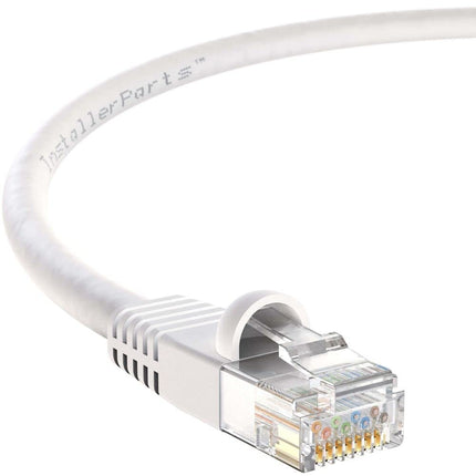 Ethernet Cable CAT5E Cable UTP Booted 5 FT - White - Professional Series - — Smart Tech