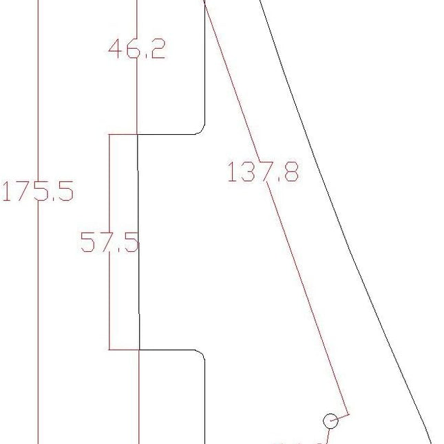 Black 3-Ply LP-Style Guitar Pickguard with Chrome Bracket