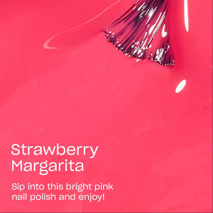 Strawberry Margarita Bright Pink Crème Nail Lacquer