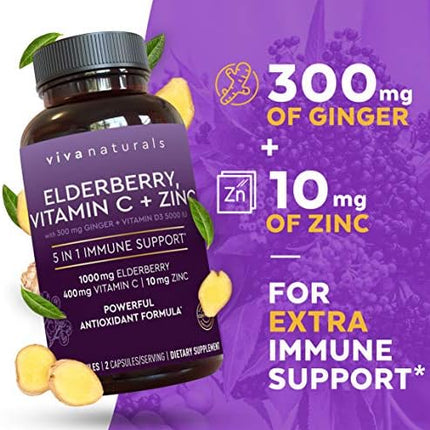 Viva Naturals Elderberry with Vitamin C  - image 6