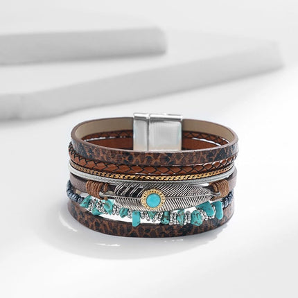 SourceToHome FuenteACasa Turquoise Bracelet for Women, Boho Western Bracelet for Turquoise Jewelry — Home & Lifestyle