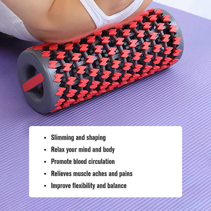 Retractable Massage Roller side profile highlighting retractable mechanism