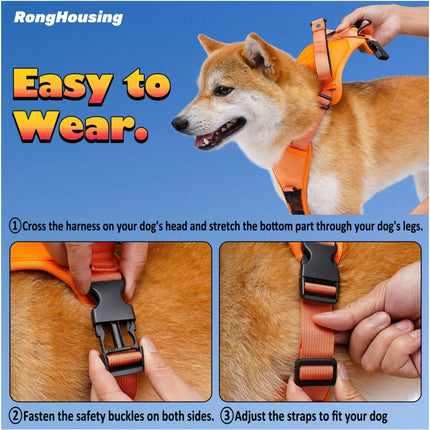 Retractable dog leash handle grip and locking mechanism detail