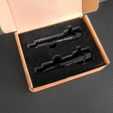 Gym Weight Drop Set Pin side view with ergonomic grip handle design