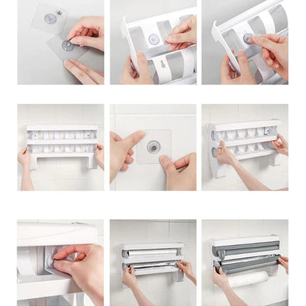 6-IN-1 Wall Mount Film Cutter complete set with all accessories included