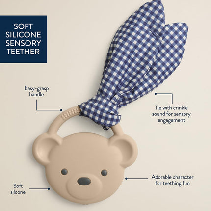 SourceToHome FuenteACasa Itzy Ritzy Crinkle Crew Teether (Bear) — Home & Lifestyle