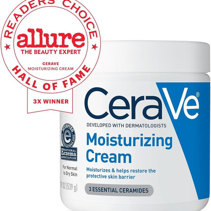 CeraVe Moisturizing Cream 19 oz – Body & Face Moisturizer fo