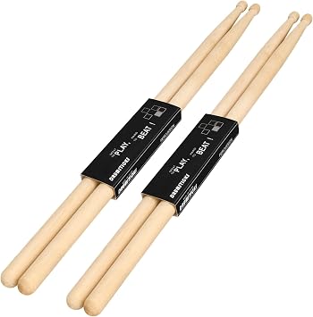 5A and 7A Oval Wood Tip Drum Sticks