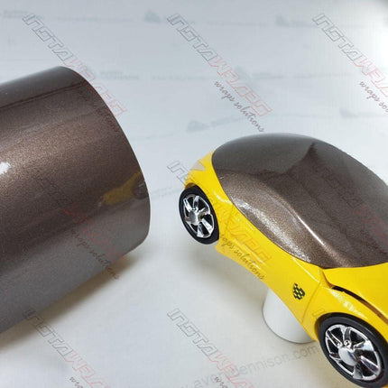 SW900 Gloss Brown Metallic Automotive Vinyl Wrap Roll 929-M, 5 ft x 1 ft