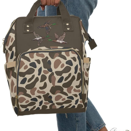 LittleNest NidoPequeño Camo Duck Diaper Bag Backpack – Versatile Travel Baby Bag with Waterfowl — Baby & Toddler