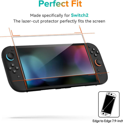 3-Pack Tempered Glass Screen Protector for 2025 7.9-Inch Console