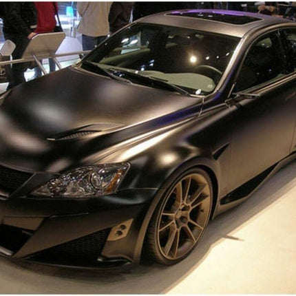 Matte Deep Black Automotive Vinyl Wrap Sample | M22 | 3 in x 5 in