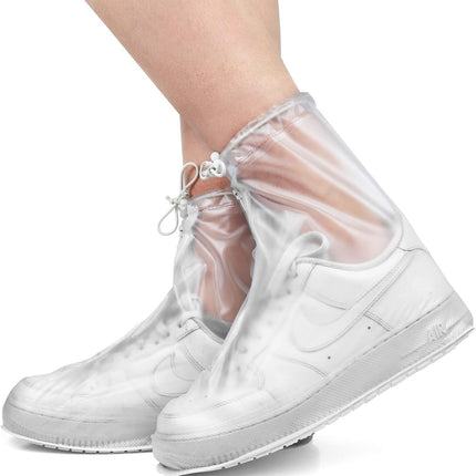 Clear XX-Large Waterproof Reusable Shoe Covers