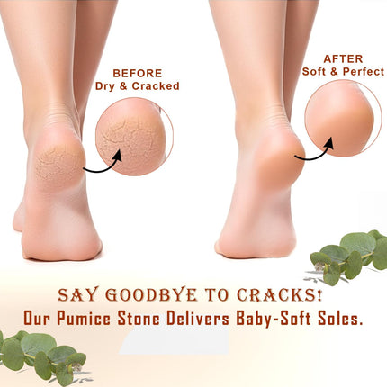 100% Natural Terracotta Pumice Stone Foot Scrubber