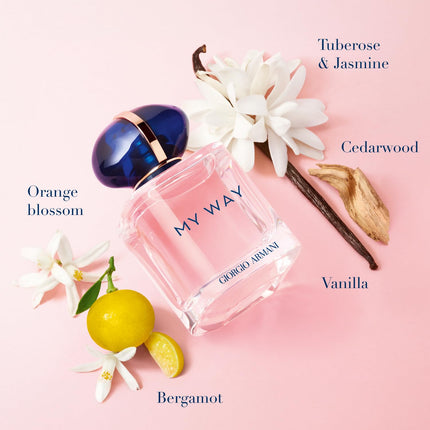 My Way Eau de Parfum Women's Floral Woody Perfume, 0.3 fl oz