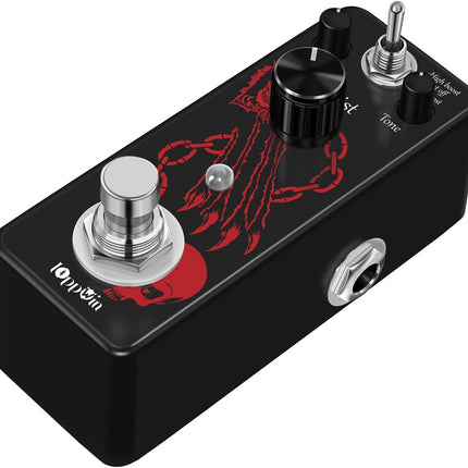 SourceToHome FuenteACasa HOLY WAR Heavy Metal Distortion Pedal - 3 Mode (Lo/Hi Boost) True Bypass — Home & Lifestyle