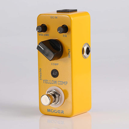 Yellow Compressor Guitar and Bass Pedal