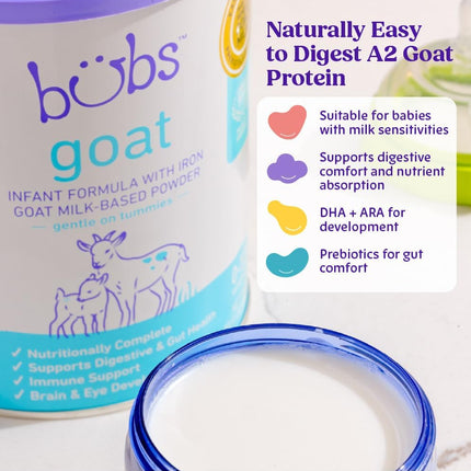 Whole Goat Milk Infant Formula with Iron, 20 oz