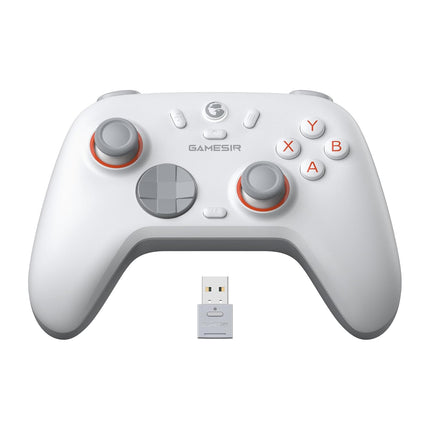 Nova Lite 2 Wireless PC Controller with Hall Effect Joysticks & Triggers, 2.4G & Wired 1000Hz Polling Rate, Remappable Buttons - White