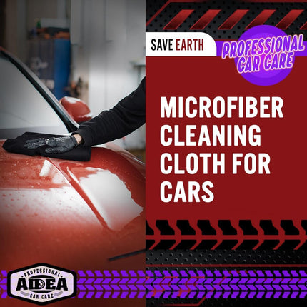 Microfiber Cleaning Cloths for Cars, Premium All-Purpose Car Towels
