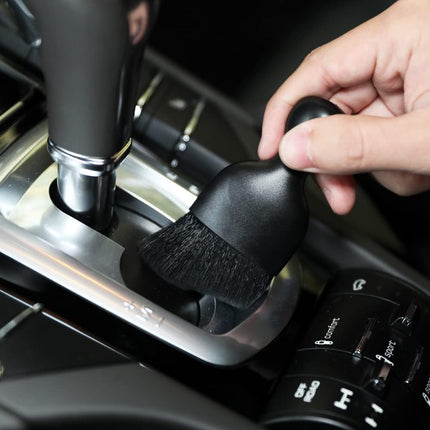 Black Soft Bristle Car Interior Detailing Brush