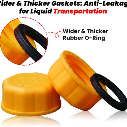 6-Pack 5-Gallon Gas Can Cap Replacements