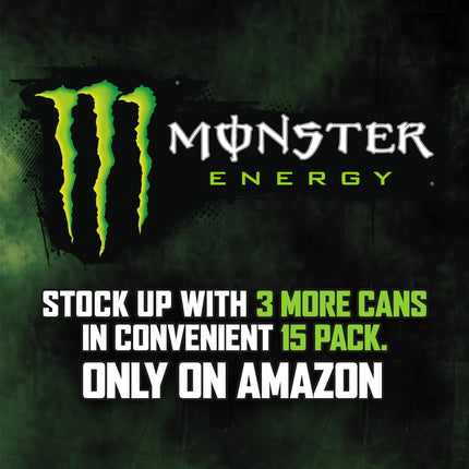 Green Original Energy Drink, 16 Ounce Cans, Pack of 15