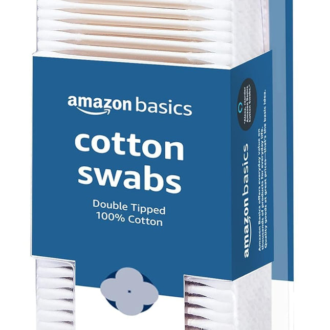 Double-Tipped 100% Cotton Swabs for Personal Hygiene and Baby Care, 500 Count