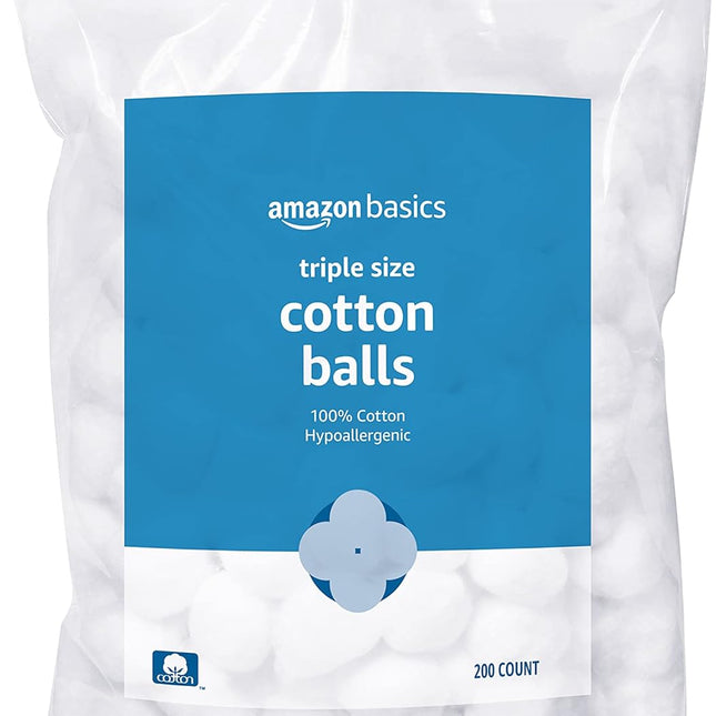 Cotton Balls for Skincare and Makeup Removal, 200 Count