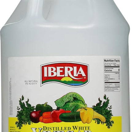 SourceToHome FuenteACasa Iberia All Natural Distilled White Vinegar, 1 Gallon - 5% Acidity — Home & Lifestyle