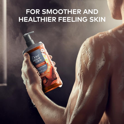 Bourbon Vanilla + Hazelnut Moisturizing Body Wash for Men, 26 oz