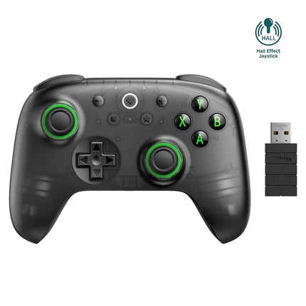Ultimate 2C Wireless 2.4G Controller for Windows PC and Android, Transparent Black