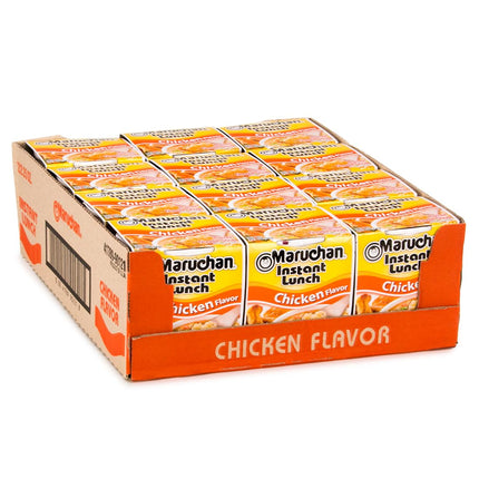 Instant Lunch Chicken Flavor Ramen Noodle Cups, 2.25 Oz, 12 Pack