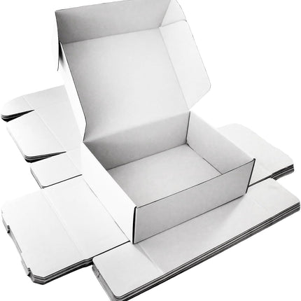 12x9x4 White Corrugated Shipping Boxes, 20-Pack