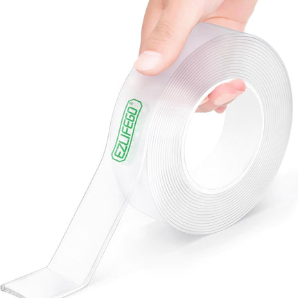 Heavy Duty Clear Nano Double Sided Mounting Tape, 9.85 ft