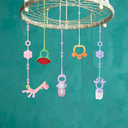 Pacifier Clips & Toy Straps 2-in-1 Combo, 10 Pack