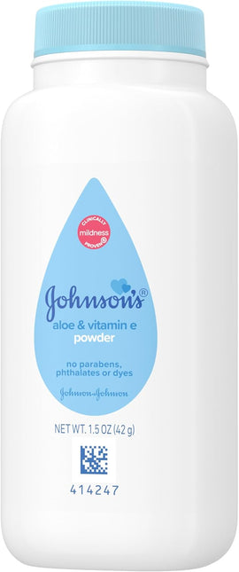 Cornstarch Baby Powder with Aloe & Vitamin E, 1.5 oz