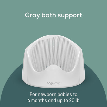 Gray Baby Bath Support for Newborns up to 6 Months