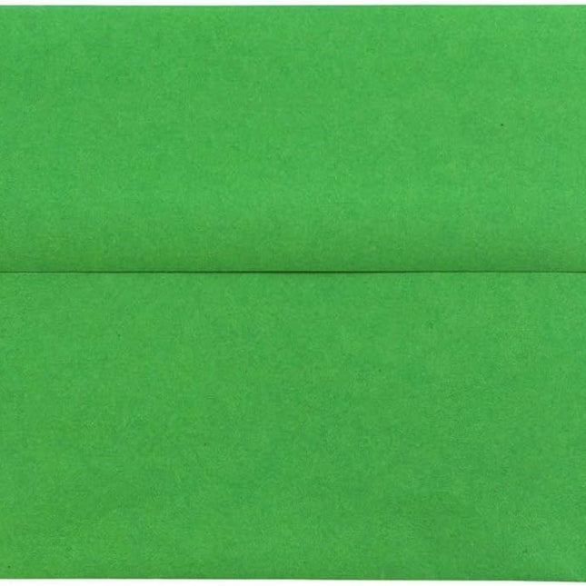 A6 Green Recycled Invitation Envelopes - 4 3/4 x 6 1/2 - 50 Pack