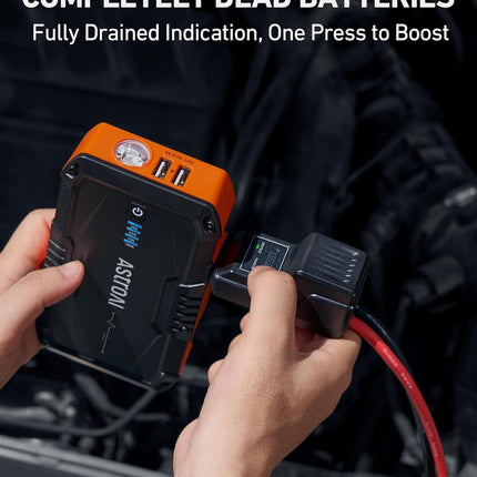 S8 1500A Portable 12V Lithium Car Battery Jump Starter