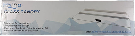 Glass Canopy Aquarium Lid for 15 & 20 Tall Fish Tanks