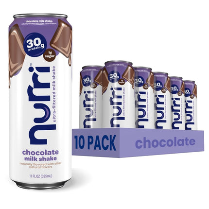 30g Protein Ultra Filtered Milk Shake - Chocolate, Lactose Free, 10 Cans