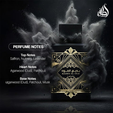 Bade'e Al Oud Oud for Glory Unisex Eau de Parfum Spray, 3.4 oz