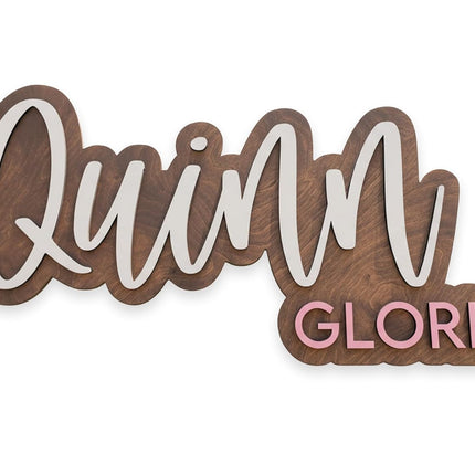 Wooden Name Signs for Nursery, Baby & Toddler